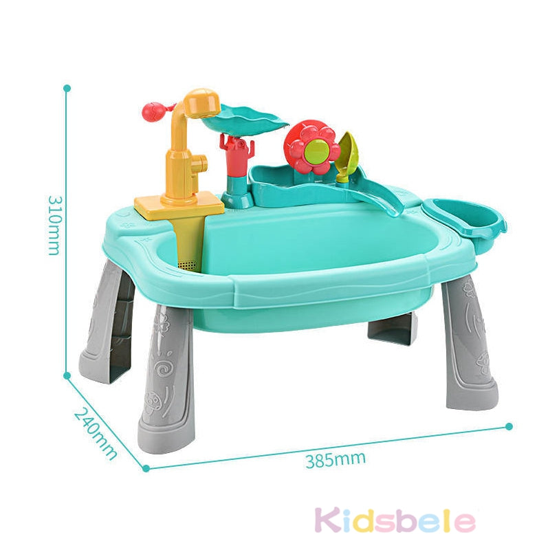 SplashSink 2-i-1 Leksakshandfat & Fiskelek med Strömmande Vatten | Interaktiv Vattenleksak (2–6 År) More For Mini