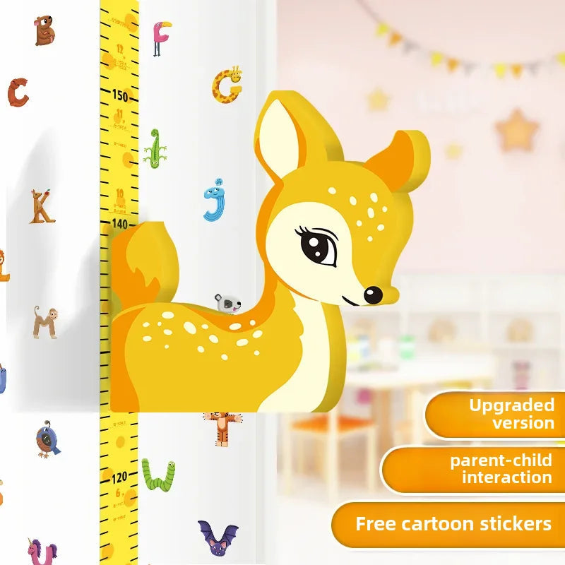 Magnetische Lengtemeter Kind – Educatieve Muursticker om Groei te Volgen | Kinderkamer Decoratie More For Mini