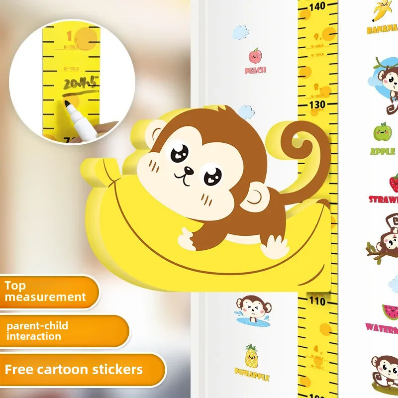 Magnetische Lengtemeter Kind – Educatieve Muursticker om Groei te Volgen | Kinderkamer Decoratie More For Mini