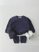 Set met Broek en Trui van Wafel - Porto-Novo Unisex, Blauw/Roze/Grijs/Groen/Geel, Katoen, Maat 0-3 Jaar-More For Mini