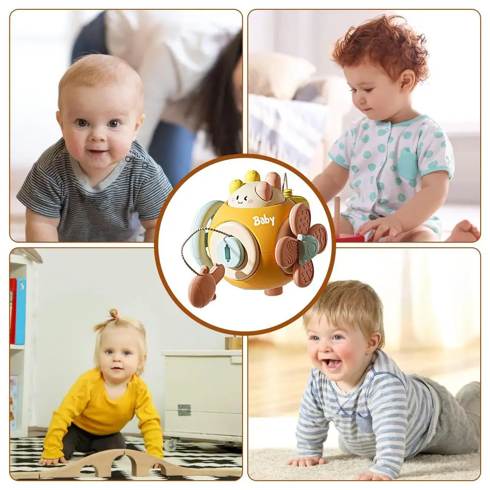 Montessori Fun Ball – Educatieve Baby Bal voor Sensorische Ontwikkeling & Fijne Motoriek More For Mini