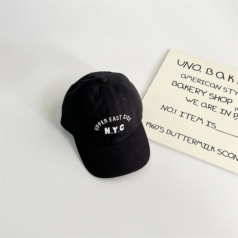 Baseball Pet – NYC Unisex, Groen/Rood/Zwart/Blauw/Oranje/Wit/Bruin, Katoen, Maat 1-7 Jaar-More For Mini