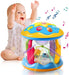 Montessori Tummy Tijd Projector – Oceaan Wereld Projectie, Zintuiglijke Stimulatie, BPA-vrij, Draagbaar, Kalmerende Muziek & Natuurgeluiden-More For Mini