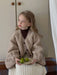 Teddyjacka – Noa Teddy Västdesign Flickor, Beige, Bomull, Storlek 2–7 år More For Mini