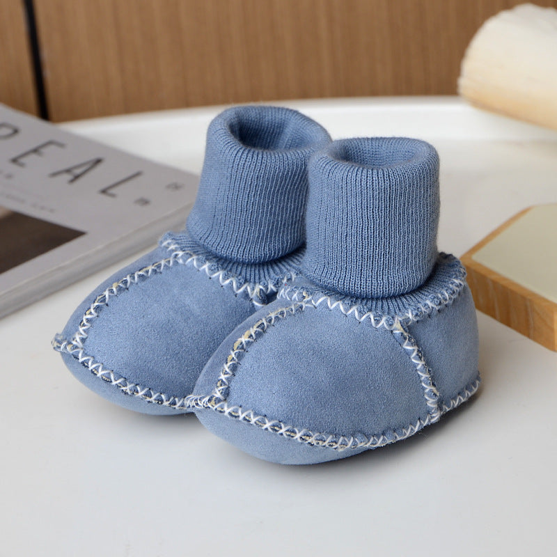 Babytossor – CuddleToes Unisex, Brun/Grå/Beige/Rosa/Röd/Blå, Mocka, Storlek 0–12 Månader More For Mini