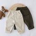 Casual Broek met Elastische Tailleband - Comfort Jongens, Beige/Bruin, Maat 1-5 Jaar-More For Mini