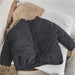 Jas - Ula Unisex, Zwart/Bruin, Polyester, Maat 1-7 Jaar-More For Mini