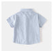 Noan Set Barn – Sommaroutfit 1–6 år – T-shirt & Shorts – Unisex – Mjuk bomull – Bekväm & trendig – Blå MoreForMini