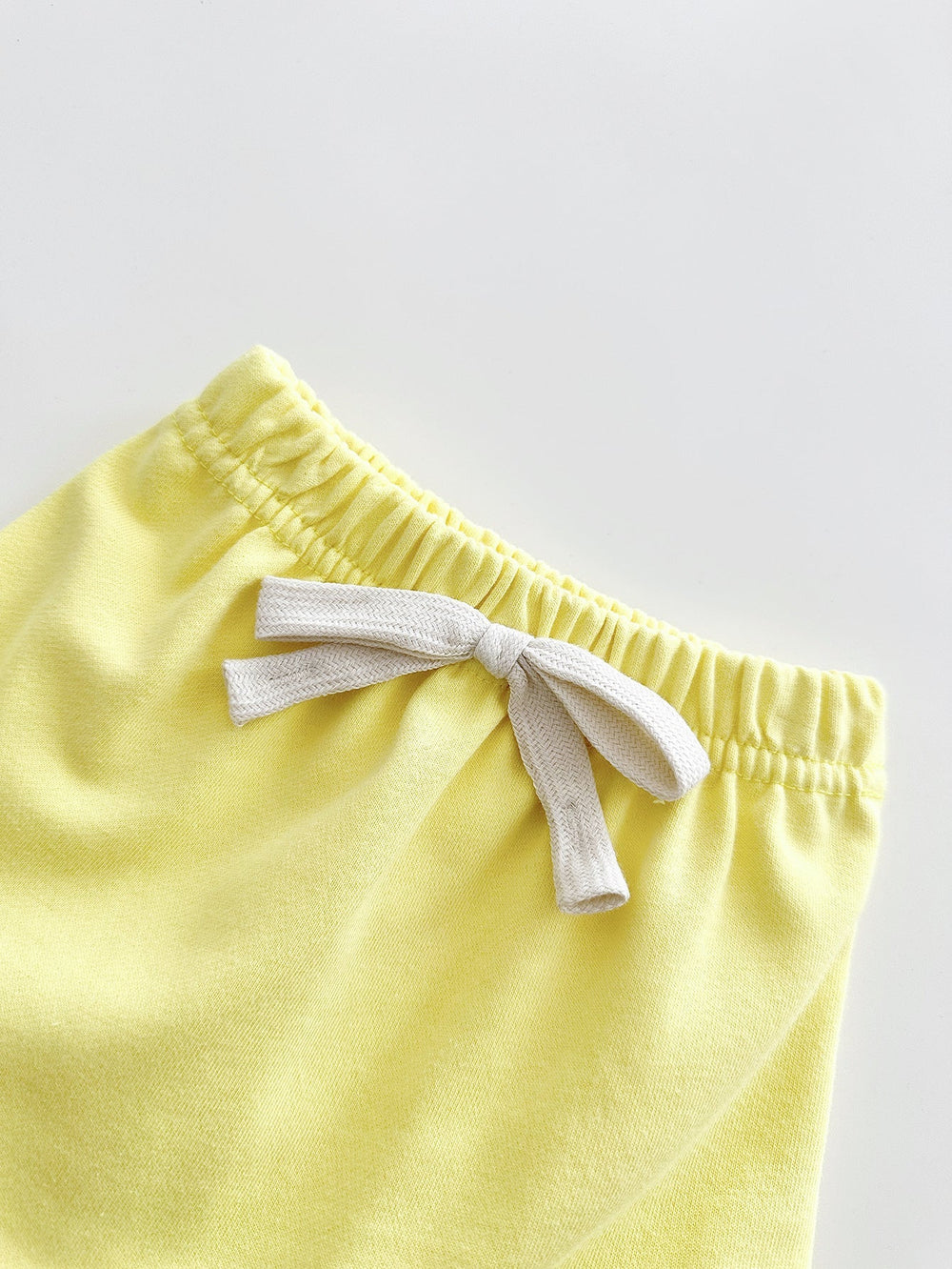 Sommarklädset T-shirt med Citron + Shorts Jogging – Baby, Småbarn, Förskolebarn, Grön/Gul, Bomull, Storlek 0–3 år More For Mini