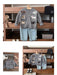 Gebreid Vest met Honden - Puppy Love Unisex, Grijs, Katoen, Maat 0-4 Jaar-More For Mini