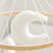 Babymobiel met Wolken - Droomwolk Unisex, Bruin/Roze, Katoen, 45 cm hoog x 23 cm breed-More For Mini