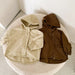 Vindjacka Parkas – CozyShield Unisex, Beige/Brun, Bomull, Storlek 0–8 år More For Mini