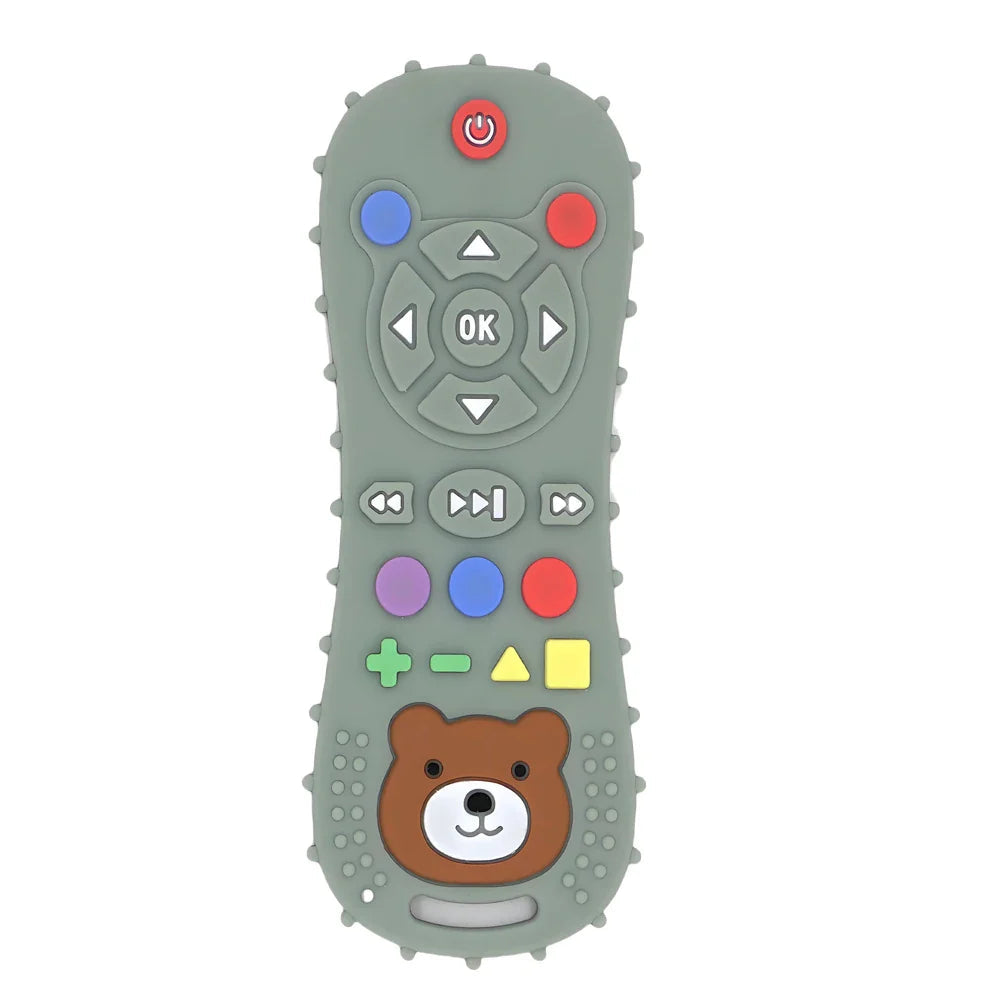 Baby Bitring Fjärrkontroll – Silikon Tuggleksak | BPA-fri More For Mini