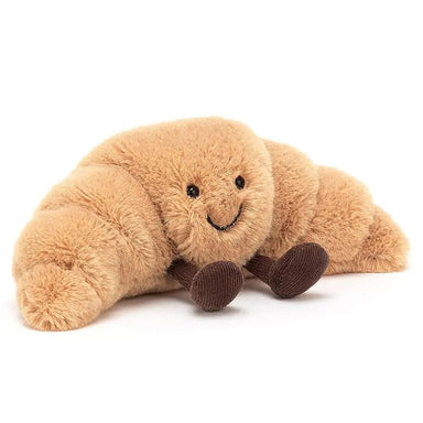 Lachende Croissant Knuffel – Zachte Pluche Kussen voor Kinderen en Volwassenen More For Mini