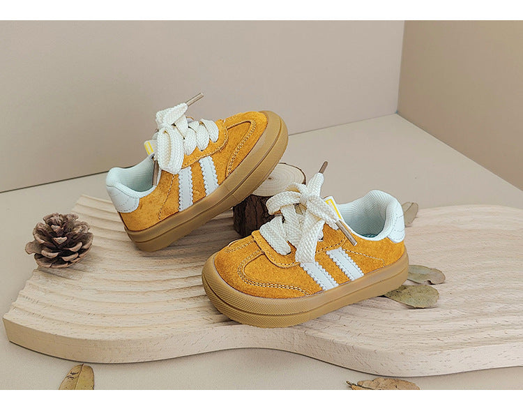 Sneaker med Skosnören – TinyStride Unisex, Gul/Rosa/Grön, Storlek 0–3 År More For Mini