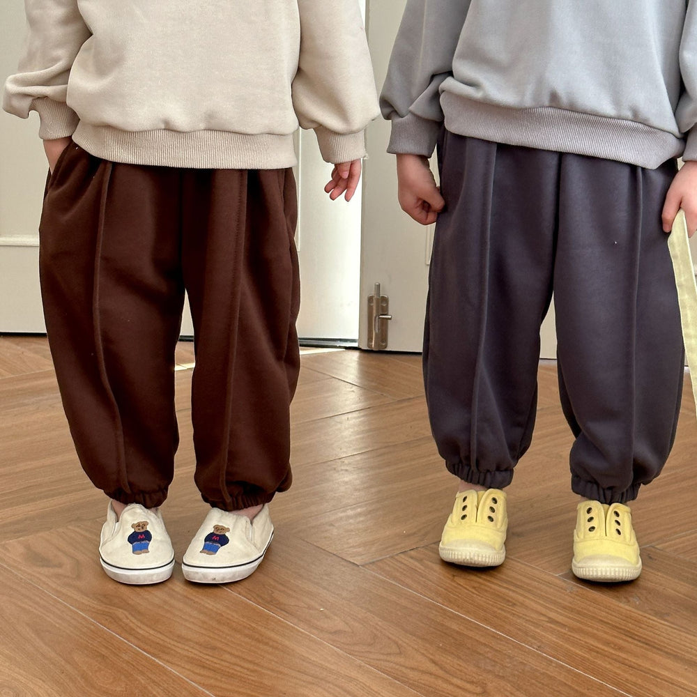 Träningsset – YES! Unisex, Grå/Brun, Bomull, Storlek 0–8 år More For Mini