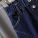 Jeans med Resår Mörkblå Tvättning – Baby, Småbarn, Förskolebarn, Barn, Blå, Bomull, Denim, Storlek 0–7 år More For Mini