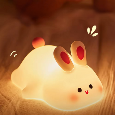 Konijnen Nachtlampje voor Kinderen – Zachte Verlichting & Knuffelbaar Design | Perfect voor Bedtijd More For Mini
