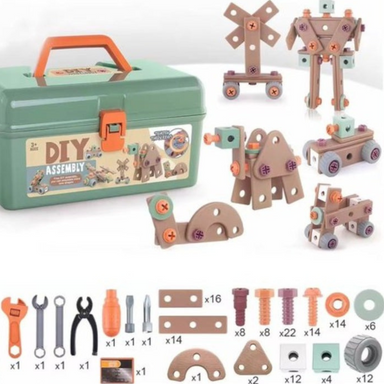 Kids Gereedschapsset Veilig & Compleet – Bouw en Leer Spelenderwijs Vanaf 3 Jaar More For Mini