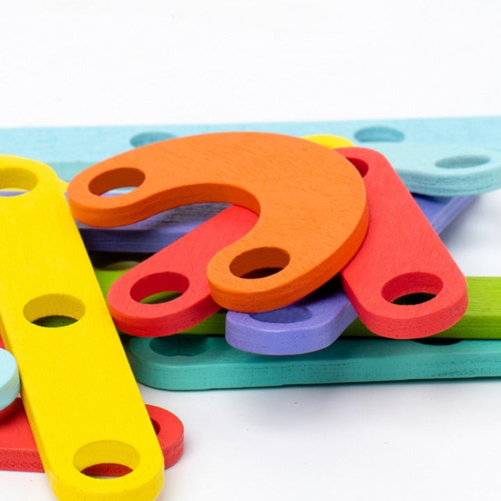 CreatiBoard Montessori Puzzelbord voor Kinderen – Educatief Houten Speelgoed voor Creativiteit en Vaardigheden More For Mini