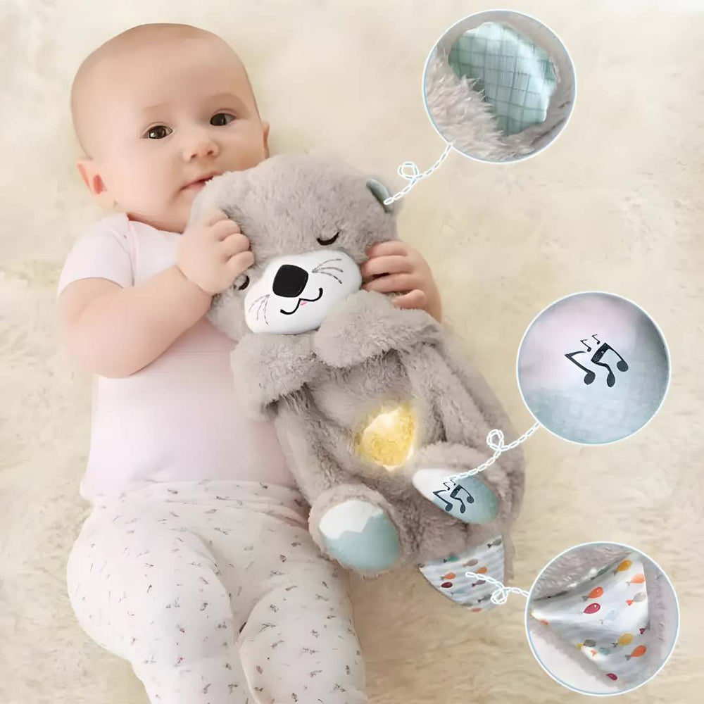 Mjukt Andningsgosedjur – Lugnande Leksak för Baby, Småbarn och Förskolebarn för Bättre Sömn, 0–8 År More For Mini