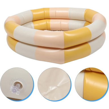 Babypool med Havsbollar – Uppblåsbar & Säker Plaskpool för Somrigt Nöje – WadeNest 90 cm More For Mini