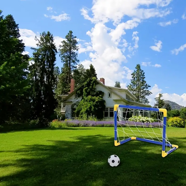 Fotbollsspel för Barn – Inomhus & Utomhus – Komplett Spelset med Boll och Mål – För Hemma och Trädgården – Från 3 År More For Mini