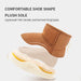 Warme Winterlaarzen - Abuya Unisex, Beige/Bruin/Blauw/Roze, Suède, Maat 14-20-More For Mini