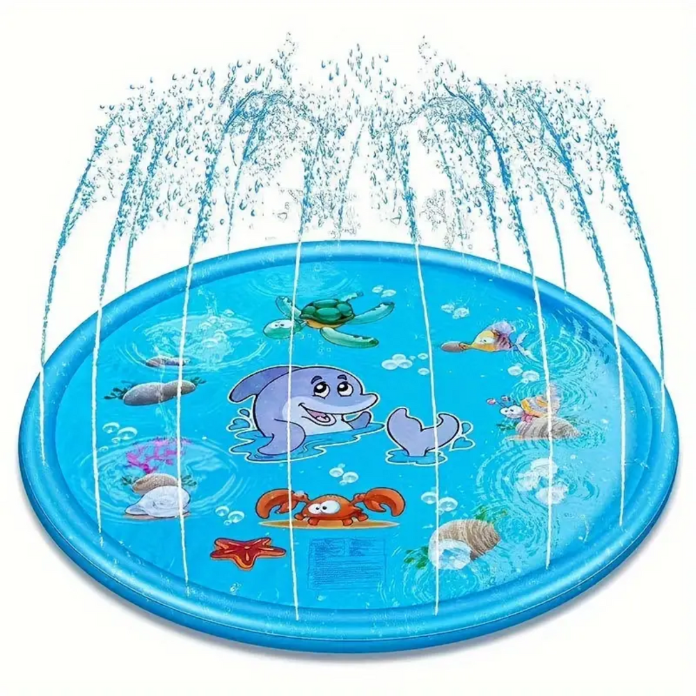 Fontän Vattensplashmatta för Barn – Utomhusleksak med Vattenstrålar – Perfekt för Sommar & Trädgårdsnöje More For Mini
