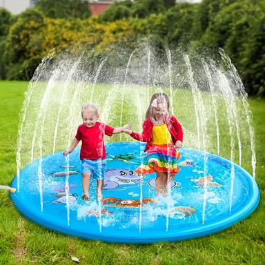 Fontän Vattensplashmatta för Barn – Utomhusleksak med Vattenstrålar – Perfekt för Sommar & Trädgårdsnöje More For Mini
