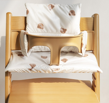 Kinderstoel Zitkussen Wasbaar | Comfortabel & Zacht Eetstoel Kussen voor Baby’s – NinoNest More For Mini