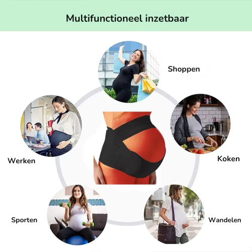 Graviditetsbälte 3-i-1 | Komfort & ryggstöd under graviditet & återhämtning More For Mini
