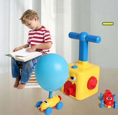 TurboPop Luftdriven Leksaksbil – Pedagogisk och Snabb Leksak för Barn från 2 år+ More For Mini
