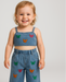 Denim sommarset för flicka – Luftigt bomullset med topp och shorts – Storlek 0–5 år More For Mini