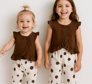 SunnyBud Zomer Set – Ademend Katoen voor Koele, Comfortabele Kids Maat 2-8 Jaar More For Mini