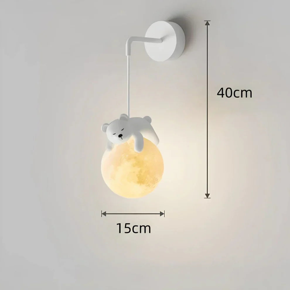 Barnrumslampa Björn eller Kanin – Varmt LED Ljus Babyrum More For Mini
