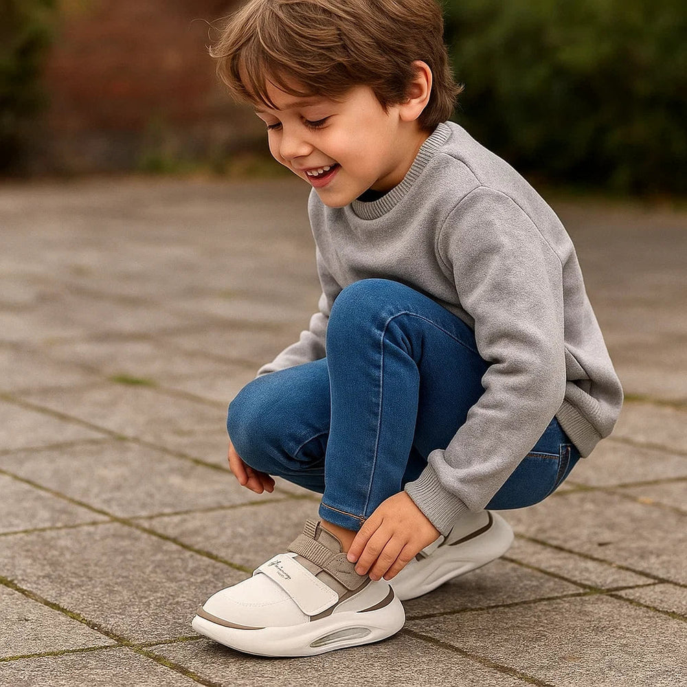 Barnsneakers med Kardborrband – Halkfri & Bekväm | Stl. 21-30 More For Mini