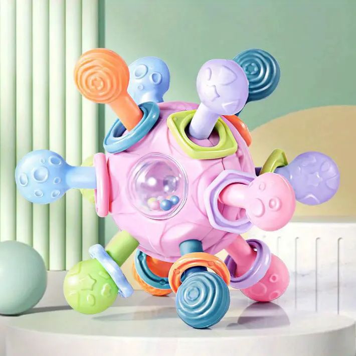 Sensiball Babybal – Veilig en Kleurrijk Speelgoed voor Motorische Ontwikkeling van Baby’s More For Mini