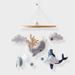 Rustgevende Houten Babymobiel Zonder Batterij – Natuurlijke Materialen & Zachte Kleuren | LittleNest SkyWhirl More For Mini