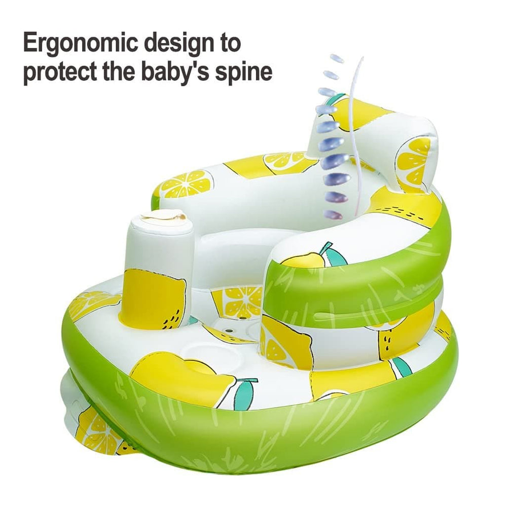 Comfortabele Opblaasbare Babystoel Peuterstoel – Ideaal voor Spelen & Voeden 0-3 Jaar More For Mini