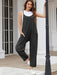 Gravidjumpsuit med stora fickor – ledig passform, stretchig bomullsmix | mammakläder