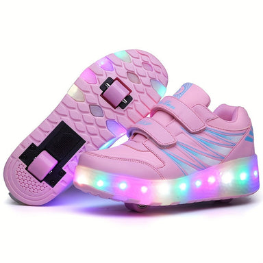 FlashRunners LED Rullskridsko Sneakers – Avtagbara Hjul | Stl. 26-35 More For Mini