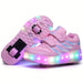 FlashRunners LED Rullskridsko Sneakers – Avtagbara Hjul | Stl. 26-35 More For Mini