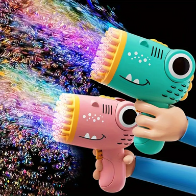 Dino Bellenblaaspistool – 40 Gaten Voor Honderden Bubbels | Speelplezier Voor Kinderen More For Mini