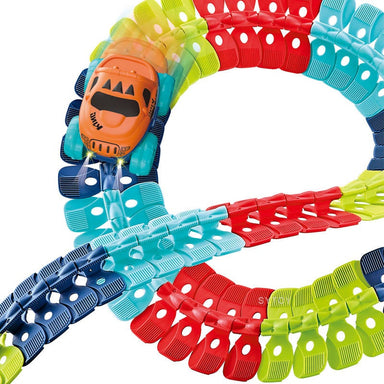 Flexibel Racerbana för Barn – Kreativ Bygglek & Spel | 46-delars Lekset från 4 År More For Mini