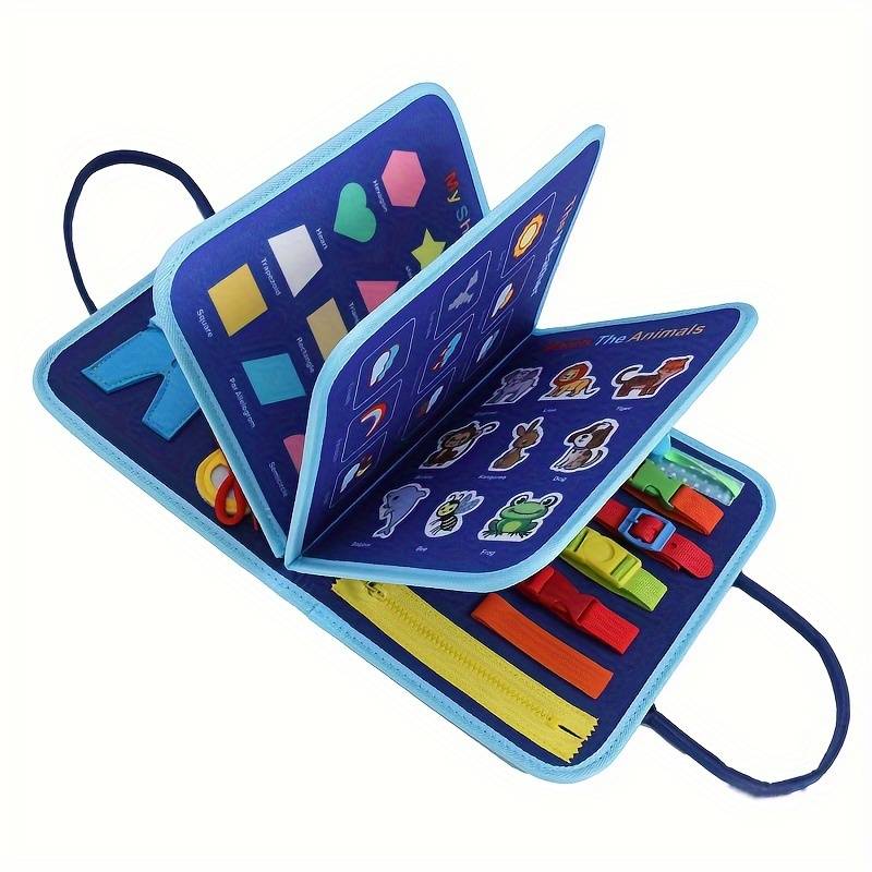 Interactief Montessori Boek voor Kinderen - Leer & Speel met Veters, Ritsen en Knopen 2+ Jaar More For Mini