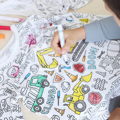 Kreativt Pyjamasfärgningsset för Barn – Designa och Personalisera din Egen Nattdräktsoutfit! More For Mini