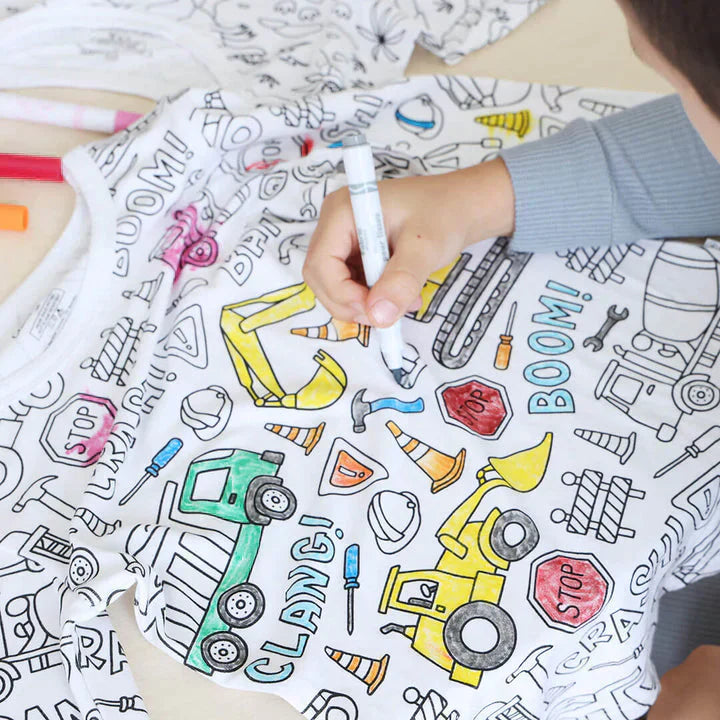 Kreativt Pyjamasfärgningsset för Barn – Designa och Personalisera din Egen Nattdräktsoutfit! More For Mini