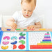 Montessori Magnetisk Bråkpusselbok för Barn – Lär dig matematik på ett lekfullt och interaktivt sätt! More For Mini