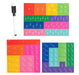 Montessori Magnetisch Breukenpuzzelboek voor Kinderen - Leer Wiskunde Speels en Interactief! More For Mini